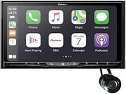 Pioneer AVIC-W8600NEX 7" Navigation DVD Receiver + Bullet Style Backup Camera + Sound of Tri-State Lanyard Bundle (Renewed)
