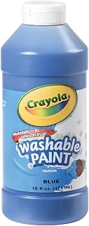 Wholesale CASE of 25 - Crayola Washable Paints-Crayola Washable Paint, Squeeze Bottle, 16 Oz, Blue