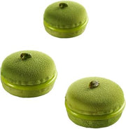 Pavoni Pavoflex Silicone Tray Set Macaron PX3228, 8 Cavities, 2.76 x 1.38 in. Each, 110 mL | For Mousse, Pastry, and Baking