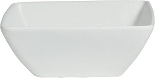 G.E.T. 3.2 qt White China Bugambilia Aluminum Square Bowl