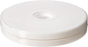 Azar Displays 610133-WHT 3" Wide Revolving Display Base-FLAT in White (10 Pack)