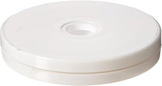 Azar Displays 610133-WHT 3" Wide Revolving Display Base-FLAT in White (10 Pack)