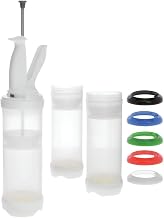 Portion Pal 24 oz Clear Plastic Bottle Kit - 3 5/16"Dia x 13"H