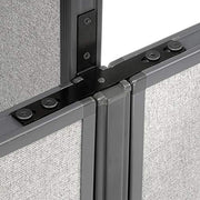 3 Way Low-High for Two 60" Low Panel by Global Industrial – Steel, Black, Model 240254