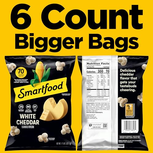 Smartfood White Cheddar / 1.88 Ounce (Pack of 6) / 1 Popcorn