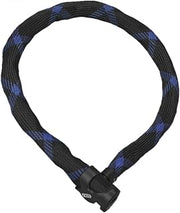 IVERA 7210K Chain Lock Key, 7mm, 85cm, 2.8', Anthracite | Abus IVERA 7210K 7mm Steel Chain Lock with Synthetic Fiber Cover, 85cm