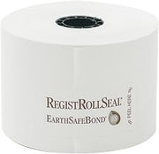 National Checking Company White Bond 1 Ply Register Roll, 44 Millimetre - 50 Rolls per case.