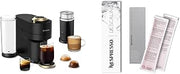 Nespresso Limited-Edition Vertuo Pop+ Deluxe Coffee and Espresso Maker by Breville with Milk Frother, Matte Black Gold Descaling Kit