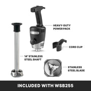 Waring 14" Shaft / Stainless Steel / Immersion Blenders Countertop Blenders