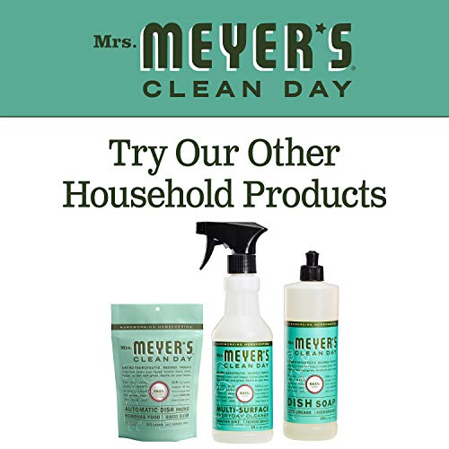 Mrs. MEYER'S 16 Fl Oz (Pack of 2) / Basil / A340 Dish Soap