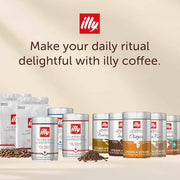 illy Decaf Medium Roast / 8.8 Ounce (Pack of 6) / Silver Roasted Coffee Beans