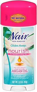 Nair Hair Remover Glides Away Nourish With Argan Oil 3.3 Ounce (97ml) (6 Pack)