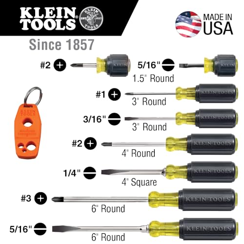 KLEIN TOOLS 16-Piece Screwdriver Set / Black / 1 Screwdriver Sets
