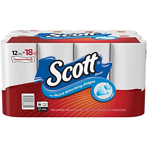 Kimberly-Clark Professional KCC38869 Choose-A-Sheet Paper Towels by Scott – 11" x 6", Paper, White, Pack of 24, Model 38869CT