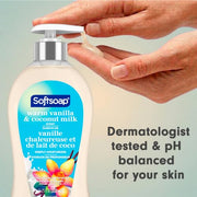 Softsoap Vanilla & Coconut Milk / 11.25 Fl Oz (Pack of 6) / White Hand Wash