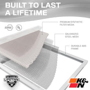 K&N 23.4" x 23.4" x 0.8" / Merv 8 / 1 Furnace Filters