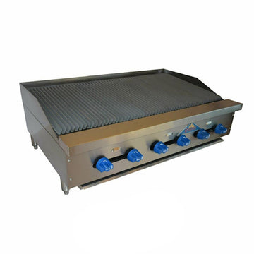 Gas Countertop Lava Rock Char Broiler by Comstock Castle – Model FHP60-5LB