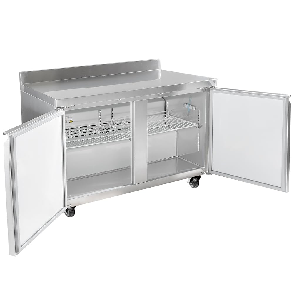 47 1/4" Worktop Refrigerator by MOTAK – 50.39x32.68x42.52, In Description, Check Images, Model MWR-48-X