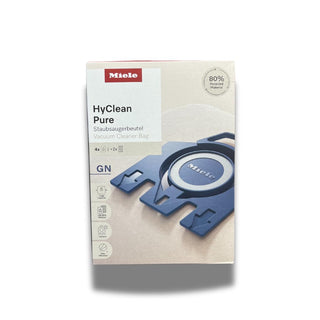 GN HyClean 3D Efficiency Dustbags by Miele – 5 quarts, Microfiber, White, Model 9917730 / 10123210