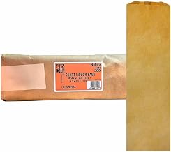 AJM Packaging Natural Kraft Liquor Bag, 1 Quart - 500 per case.