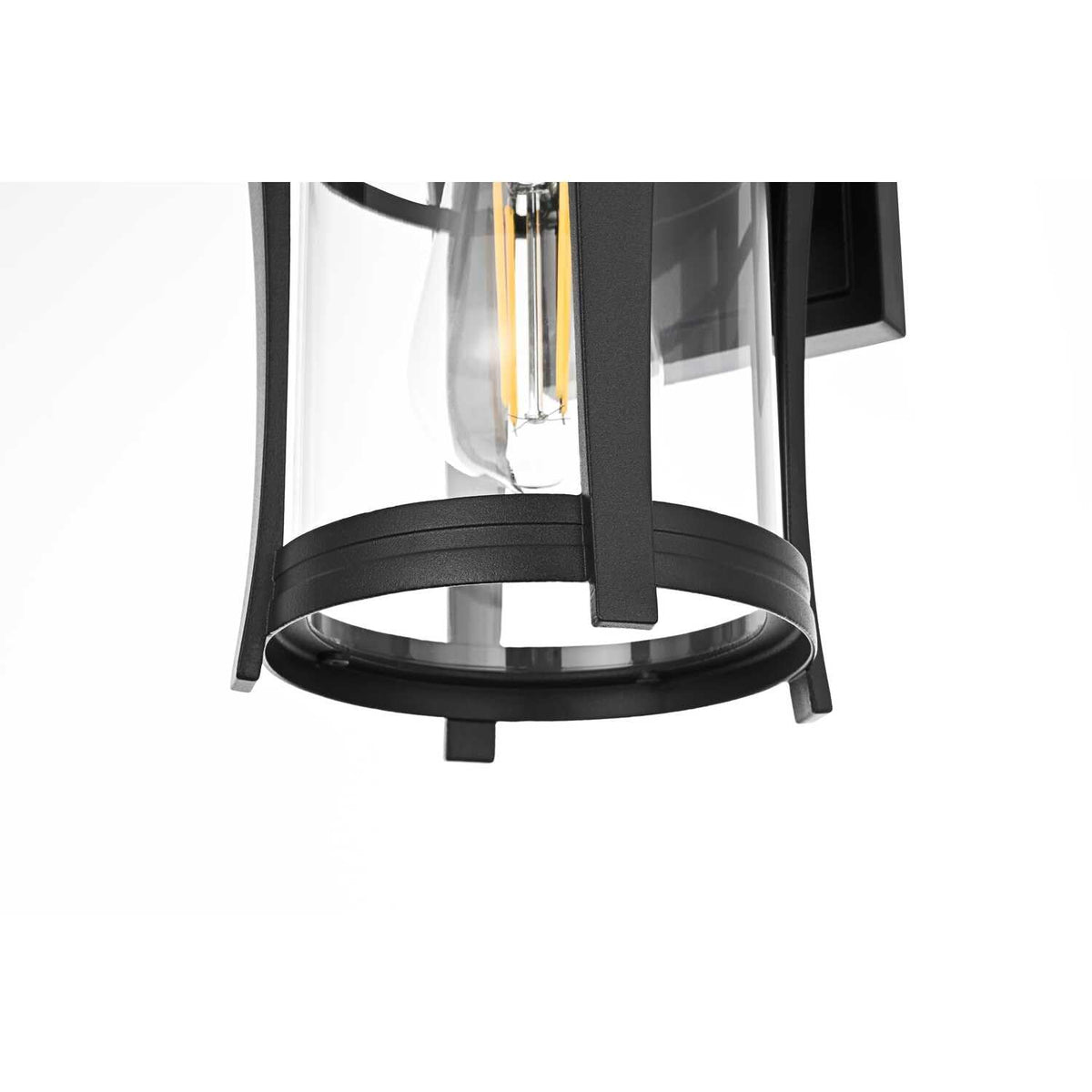 Artemis One Light Outdoor Wall Sconce Black by Lighting Design – 7", Aluminum, Black