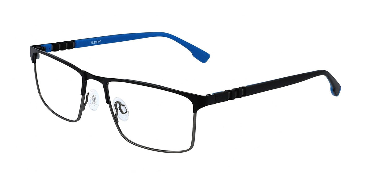 Eyeglasses E 1137 001 Black by Flexon – 55/18/140, Metal, Black, Model FLEXON E1137 45145