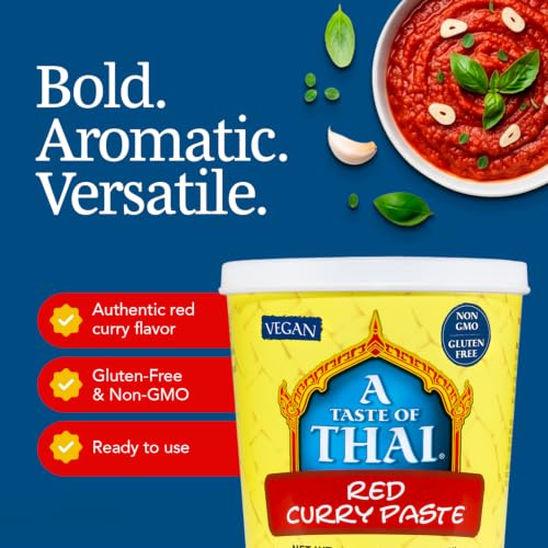 A Taste of Thai Red Curry Paste / 3 Pack / 3 Curry Sauce