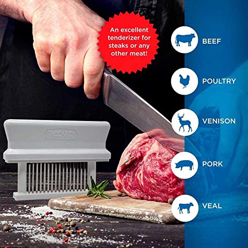 Jaccard White\16 blade / Pack of 1 / White Original Super 3 Professional 48 Blade Tenderizer Tenderizers
