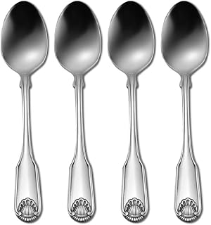 Oneida Classic Shell Set of 4 Teaspoons