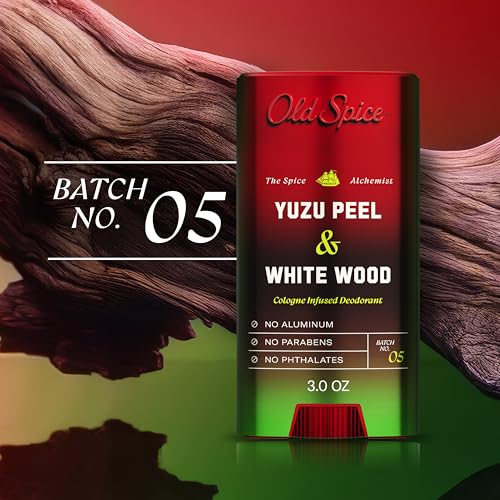Old Spice Yuzu Peel + White Wood / 3 Ounce (Pack of 1) / 1 Deodorant