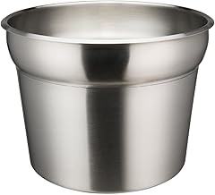 Winco 11 qt (Hinged) Prime Stainless Steel Inset