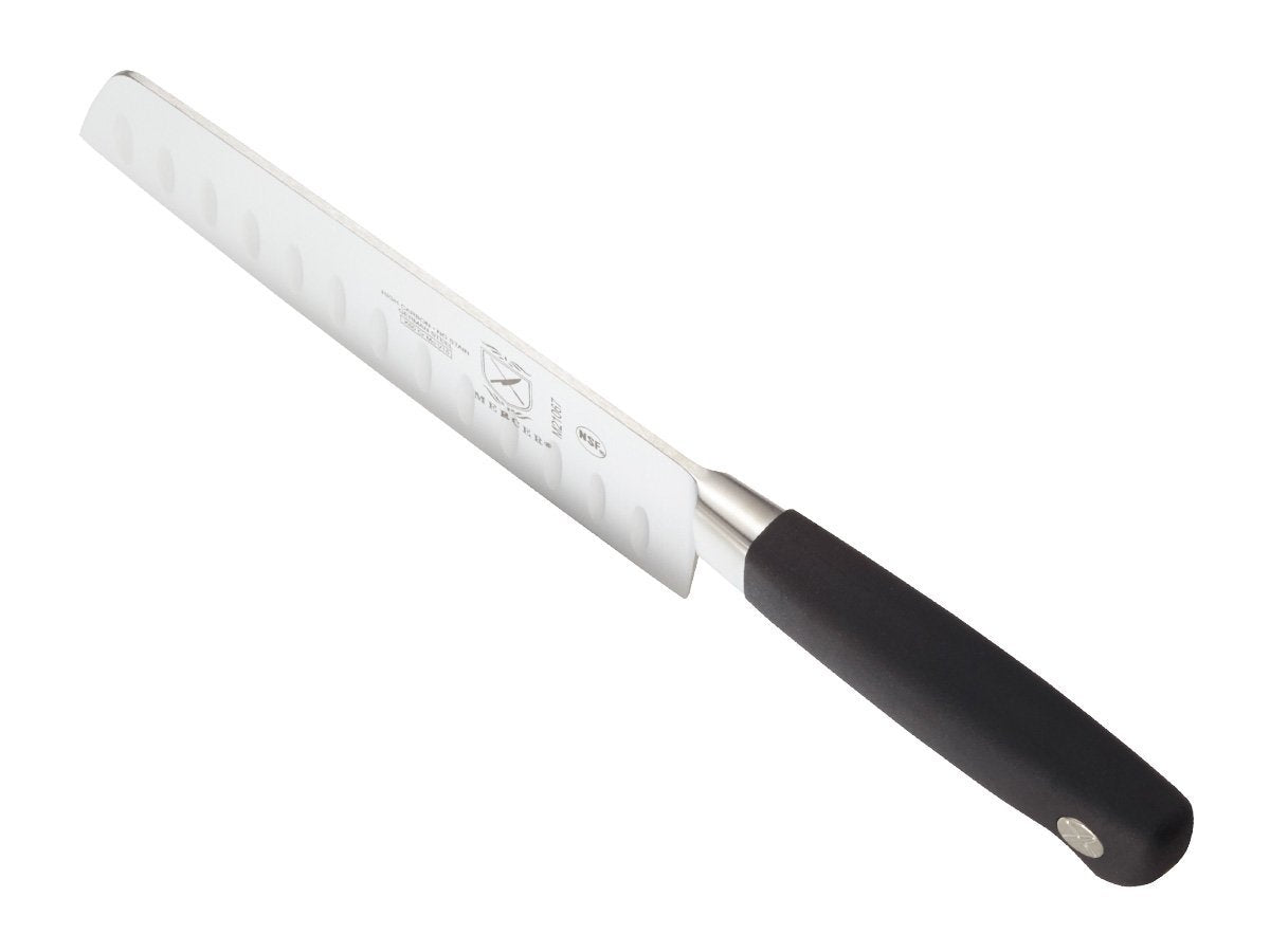 Mercer Culinary 7" / Granton Edge Nakiri Vegatable Knife 7-inch / Black Utility Knives