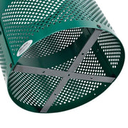 Global Industrial Green / 23.5 inches (Diameter) x 40 inches (Height) / Industrial Trash, Recycling & Compost