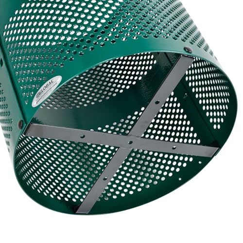 Global Industrial Green / 23.5 inches (Diameter) x 40 inches (Height) / Industrial Trash, Recycling & Compost