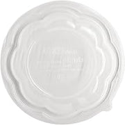 World Centric SBL-CS-32 Compostable Ingeo Salad Bowl Lids, Dome, Clear, for 24-48 oz. Bowls (Pack of 600)