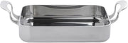 HUBERT Roasting Pan Stainless Steel Pan - 11 1/2" L x 9 1/2" W x 2 3/8" H