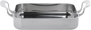 HUBERT Roasting Pan Stainless Steel Pan - 11 1/2" L x 9 1/2" W x 2 3/8" H