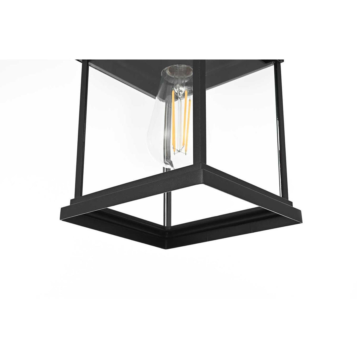 Saul One Light Outdoor Wall Sconce Black by Lighting Design – Aluminum, Black