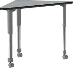 Correll Collaborative Desk with Gray Granite Finish AD3041-WING-15-13-09-CK