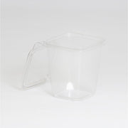 Inline Plastics Safe-T-Fresh Tamper Evident Plastic Container with Hinged Lid, 32 oz, 4.75" x 5" x 5", Clear | 240/Case