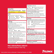 Tylenol 50 Count / Red / 50 Acetaminophen