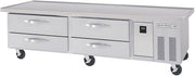Beverage-Air 89" Stainless Steel 4-Drawer Worktop Cook Stand