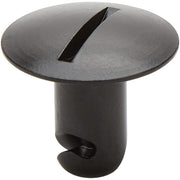 Quick Turn Fastener - Oversized Oval Head - Slotted - 7/16 x 0.500 in Body - Black Anodized Aluminum - Set of by Allstar Performance – Model ALL19168