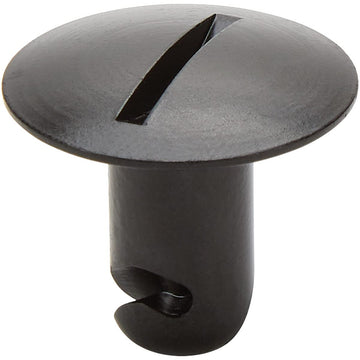 Quick Turn Fastener - Oversized Oval Head - Slotted - 7/16 x 0.500 in Body - Black Anodized Aluminum - Set of by Allstar Performance – Model ALL19168