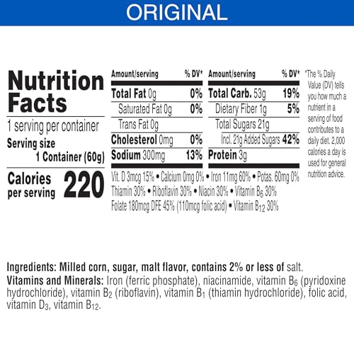 Kellogg's Frosted Flakes Original / 2.1 Ounce (Pack of 12) / Frosted Frosted Flakes Breakfast Foods