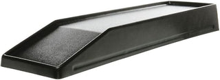 Delfin 30" x 10" Black Rectangular Shaved Meat Riser, 2 Each