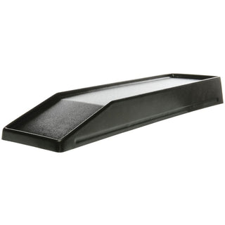 Delfin 30" x 10" Black Rectangular Shaved Meat Riser by DELFIN DESIGN & MFG – 30" x 10" x 3.5", Plastic, Black, Model MR-3010-17