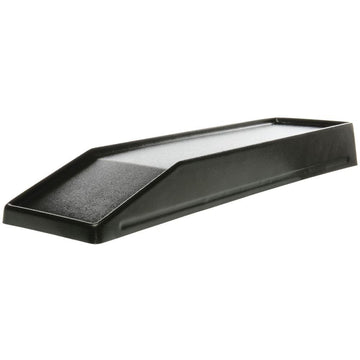 Delfin 30" x 10" Black Rectangular Shaved Meat Riser by DELFIN DESIGN & MFG – 30" x 10" x 3.5", Plastic, Black, Model MR-3010-17