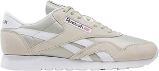 Reebok Men's Classic Nylon Sneaker, Sport Beige/Sport Beige/White, 3