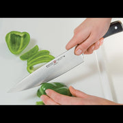 Classic IKON 8" Chef's Knife by Wüsthof – 8 Inch, Stainless Steel, Black, Model 4596/20
